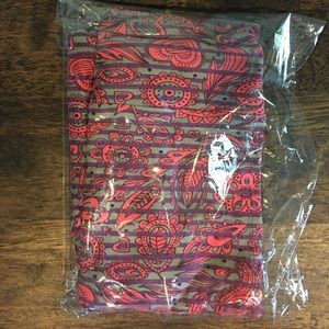 BNWT LuLaRoe TC striped paisley legging